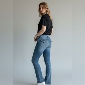 VIGOSS Y2K Low-Rise Bootcut Jeans | Vintage 2000s Stretch Denim | Size 9